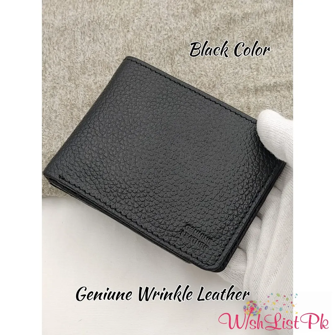 Best Price Genuine Leather Wrinkle Men Wallet