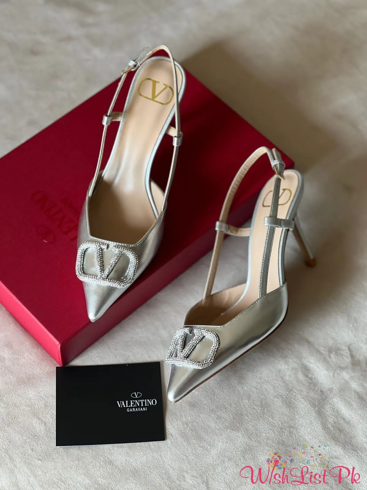 Best Price Valentino heel silver