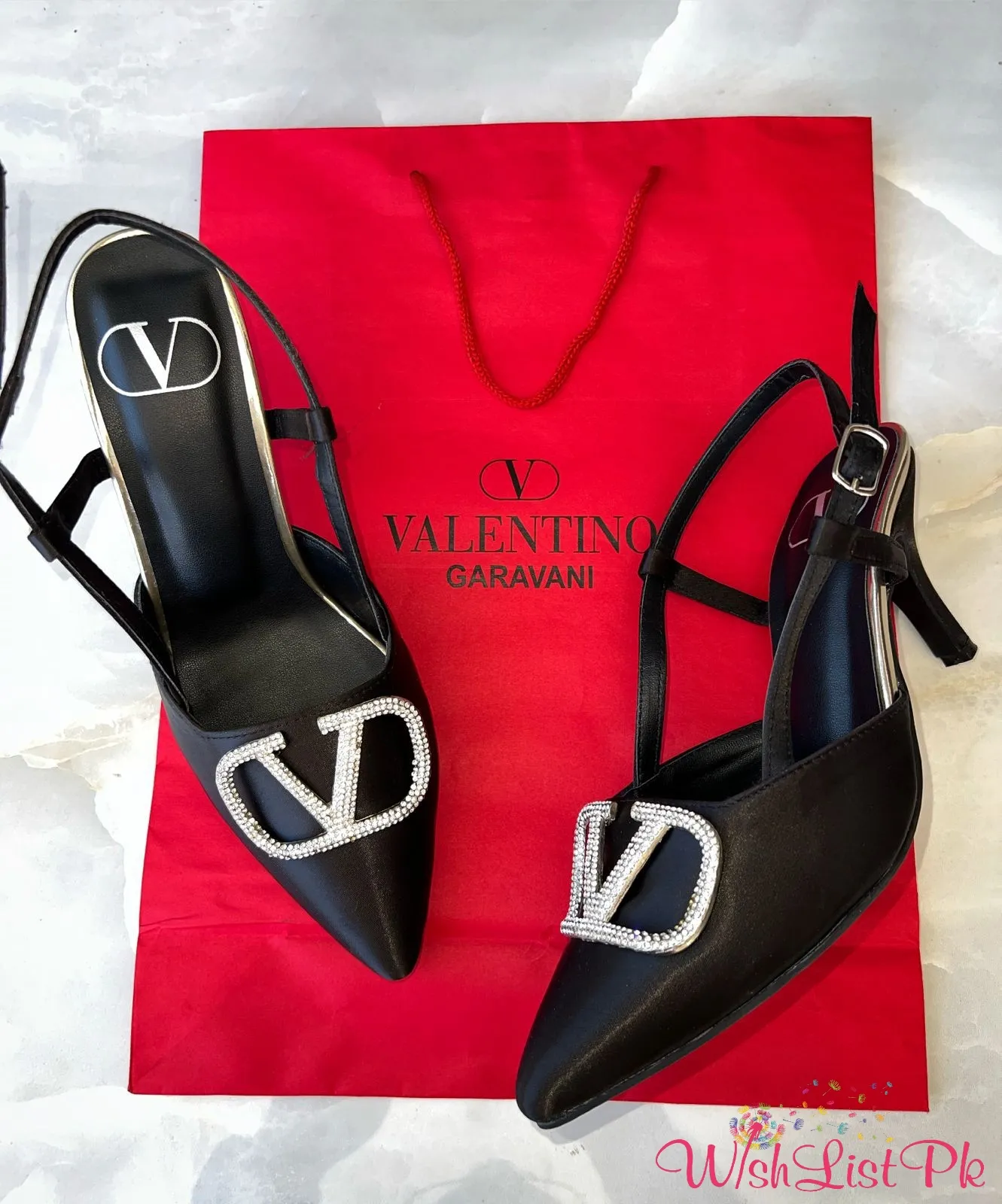 Best Price Valentino rhinestone heels 